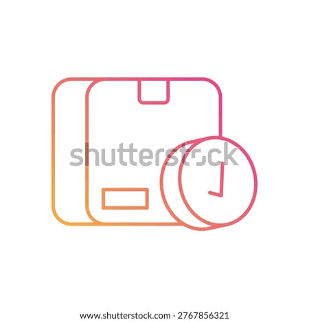 Confirmed Delivery Icon vector stock illustration