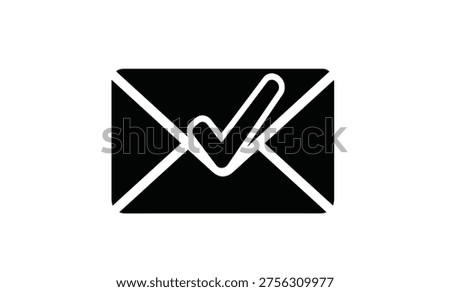 Confirmed email icon with checkmark
