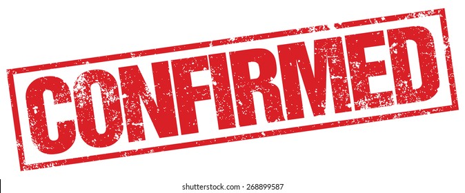 Confirmed Stamp Stock Vector (Royalty Free) 268899587
