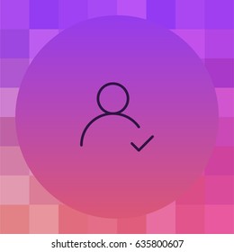 Confirmed user account icon