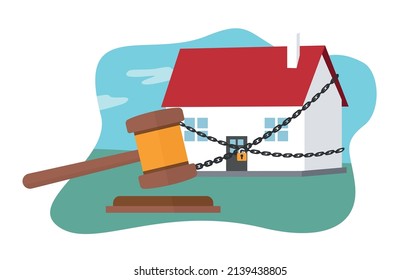 confiscated house due to loan default