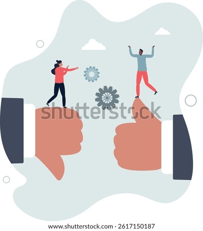 Conflict and argument between colleagues, controversy or difference opinion, disagree, confrontation or rivalry fighting concept. character life .