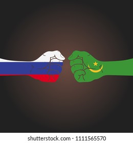 Conflict between countries: Russia vs Mauritania