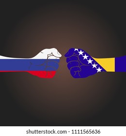 Conflict between countries: Russia vs Bosnia and Herzegovina