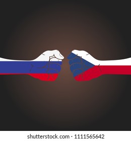 Conflict between countries: Russia vs Czech Republic