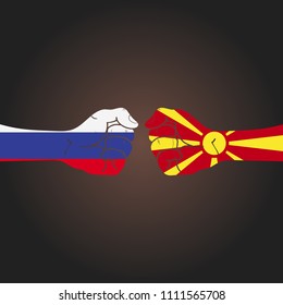 Conflict between countries: Russia vs Macedonia
