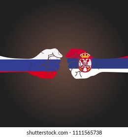 Conflict between countries: Russia vs Serbia
