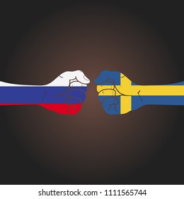 Conflict between countries: Russia vs Sweden