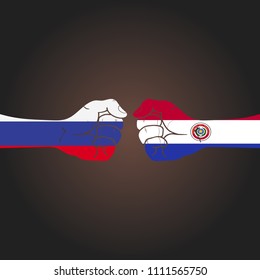 Conflict between countries: Russia vs Paraguay