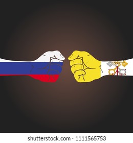 Conflict between countries: Russia vs Vatican