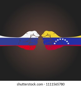 Conflict between countries: Russia vs Venezuela