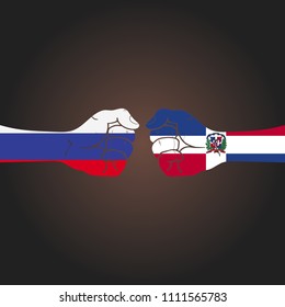 Conflict between countries: Russia vs Dominican Republic
