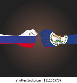 Conflict between countries: Russia vs Belize