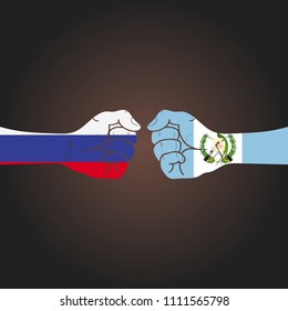 Conflict between countries: Russia vs Guatemala