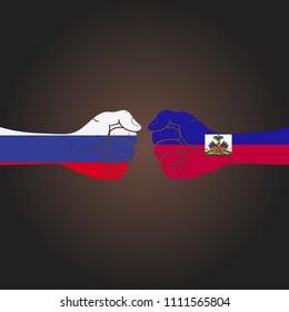 Conflict between countries: Russia vs Haiti