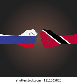 Conflict between countries: Russia vs Trinidad and Tobago
