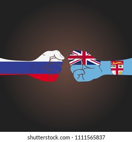 Conflict between countries: Russia vs Fiji