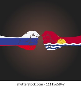 Conflict between countries: Russia vs Kiribati