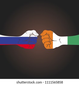 Conflict between countries: Russia vs Côte d'Ivoire