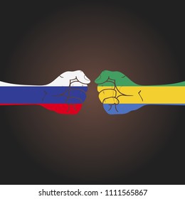 Conflict between countries: Russia vs Gabon
