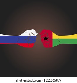 Conflict between countries: Russia vs Guinea-Bissau