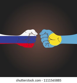 Conflict between countries: Russia vs Palau