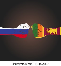 Conflict between countries: Russia vs Sri Lanka