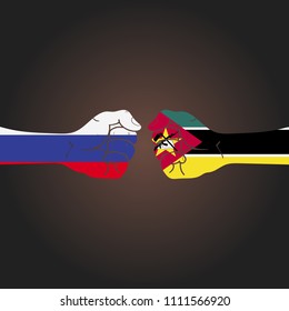 Conflict between countries: Russia vs Mozambique