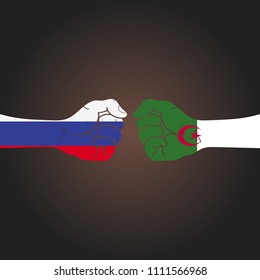 Conflict between countries: Russia vs Algeria
