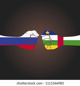 Conflict between countries: Russia vs Central African Republic