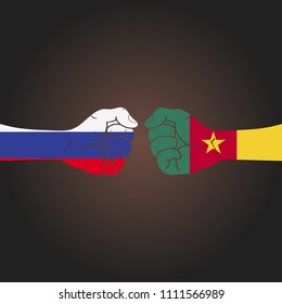 Conflict between countries: Russia vs Cameroon