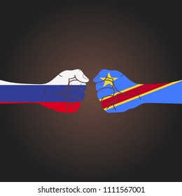 Conflict between countries: Russia vs Democratic Republic of the Congo