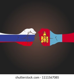 Conflict between countries: Russia vs Mongolia