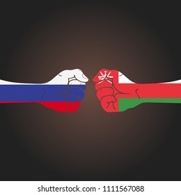 Conflict between countries: Russia vs Oman