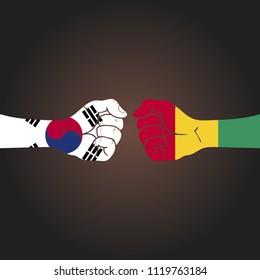 Conflict between countries: South Korea vs Guinea