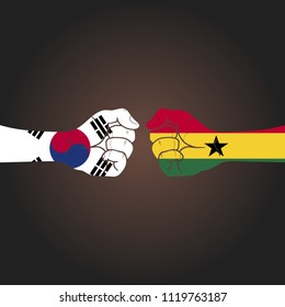 Conflict between countries: South Korea vs Ghana