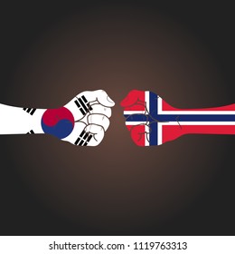 Conflict between countries: South Korea vs Jan Mayen