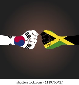 Conflict between countries: South Korea vs Jamaica