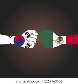 Conflict between countries: South Korea vs Mexico