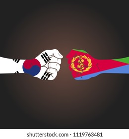 Conflict between countries: South Korea vs Eritrea