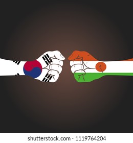 Conflict between countries: South Korea vs Niger