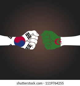 Conflict between countries: South Korea vs Algeria