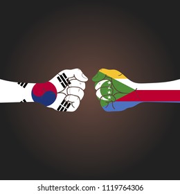 Conflict between countries: South Korea vs Comoros