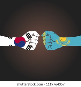 Conflict between countries: South Korea vs Kazakhstan
