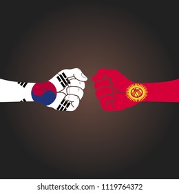 Conflict between countries: South Korea vs Kyrgyzstan