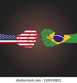 Conflict between countries: USA vs Brazil