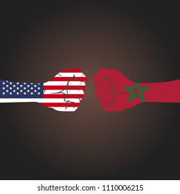 Conflict between countries: USA vs Morocco