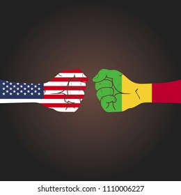 Conflict between countries: USA vs Mali