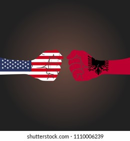 Conflict between countries: USA vs Albania