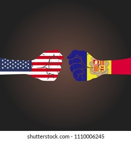 Conflict between countries: USA vs Andorra